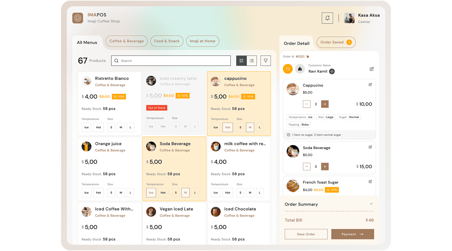 BiteHubs POS Dashboard