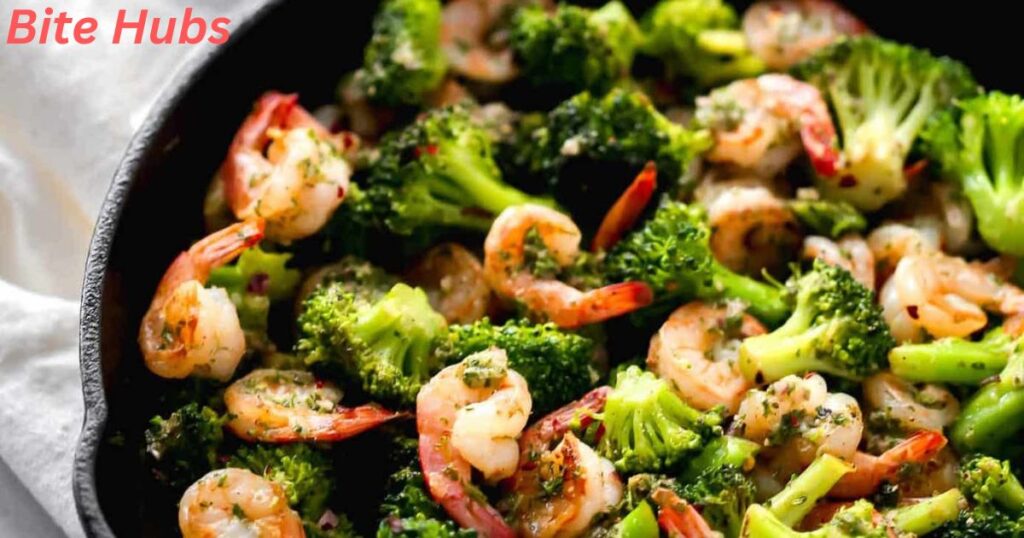 Skillet Garlic Butter Shrimp and Broccoli