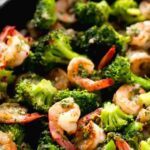 Skillet Garlic Butter Shrimp and Broccoli